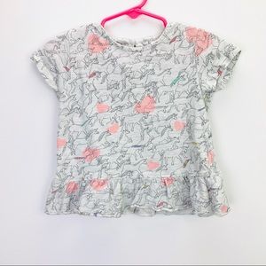 Zara Babygirl Unicorn Shirt
